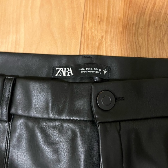 Zara faux cuir high waist leggings - Picture 5 of 6